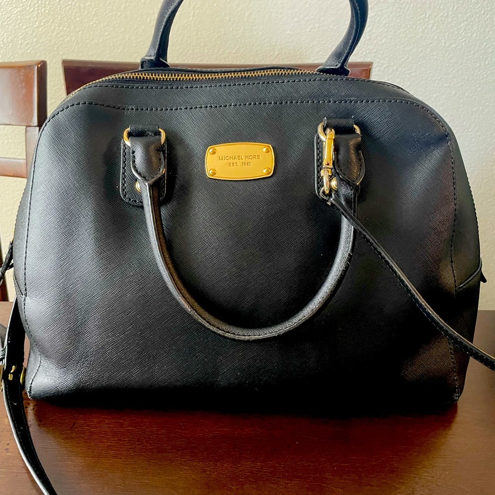 Michael Kors Black Saffiano
